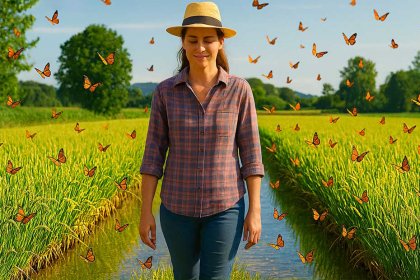 Le mondine con le ali. Agricoltura e natura un'alleanza sostenibile