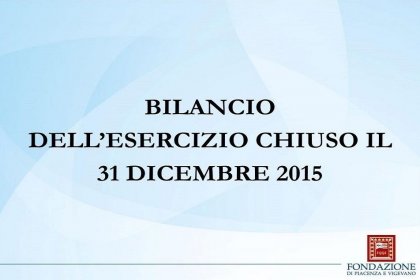 Fondazione, approvato all’unanimità il bilancio