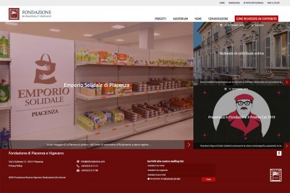 Presentato il nuovo sito della Fondazione